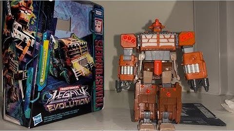 How to transform voyager class trashmaster. Transformers legacy evolution figure