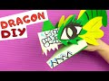 Diy paper dragon puppet  how to make paper dragon  master fox