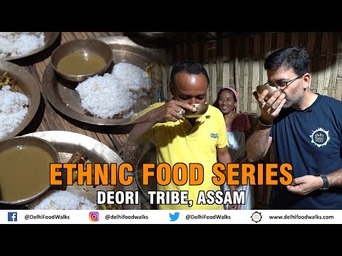 Assam Deori Tribe Food Tour + BEST Deori BIHU Dance + RICE WINE ( Assam Ethnic/Tribal Food Series )