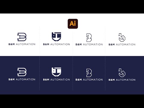 Monogram Logo Tasarımı | Adobe illustrator Dersleri