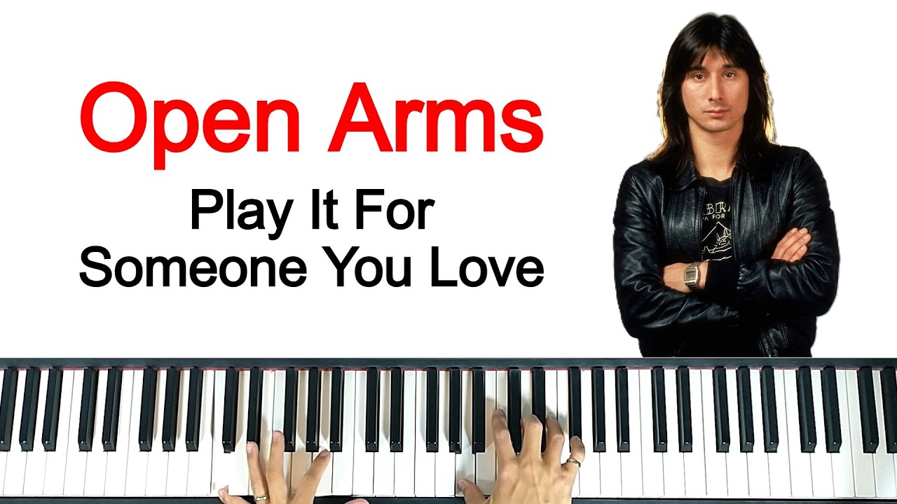 Play Open Arms by Journey For Someone You Love - Easy Piano Step-by-Step