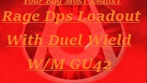 DCUO Rage Dps Loadout GU42 With DUAL WIELD WM Rotation