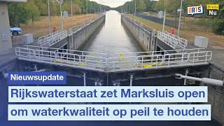 Rijkswaterstaat Zet Marksluis Open Om Waterkwaliteit Op Peil Te Houden Nieuwsupdate
