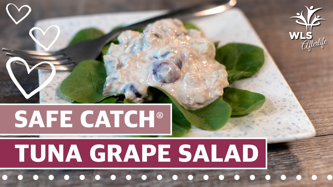 Tuna & Grape Salad, a bariatric friendly recipe for life after weight