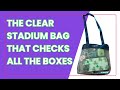 This Clear Stadium Bag Stands Out from the Crowd