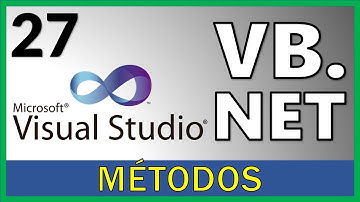 Curso Visual Basic .NET - 27. Métodos