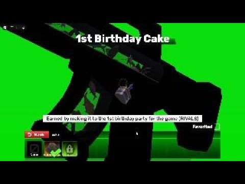 Roblox RIVALS 1st birthday - YouTube