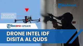 Detik-detik Sniper Al Quds 'Rebut' Drone Israel yang Bawa Misi Intelijen IDF, Dibidik Pakai Peluru