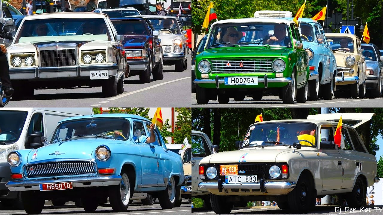 Retro cars in Kretinga (Lithuania)