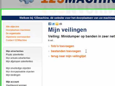 Doorplaatsen machines naar marktplaats, werktuigen en 30 andere webstie vanuit je eigen website