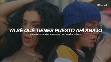 Charli xcx ft. Billie Eilish - Guess (Español + Lyrics) | video musical
