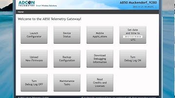 A850 Telemetry Gateway FW 3.0 Mobile APP upload und Demo (german)