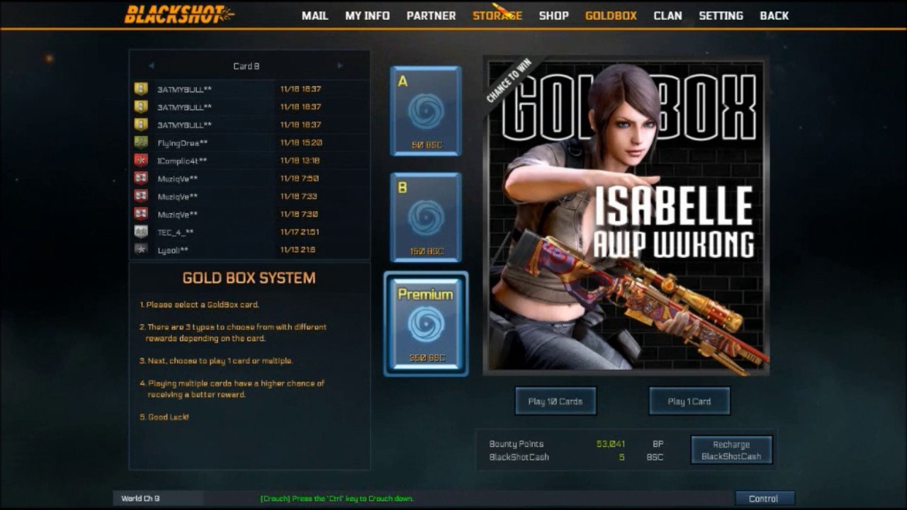 [Blackshot Global] CS68 New Update November 2016