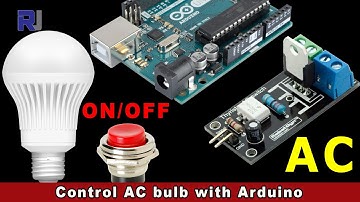 RobotDyn Control AC load or AC bulb with Arduino AC Switch with Push button - RJT231