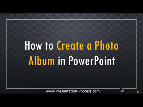 How to create a Photo album in PowerPoint