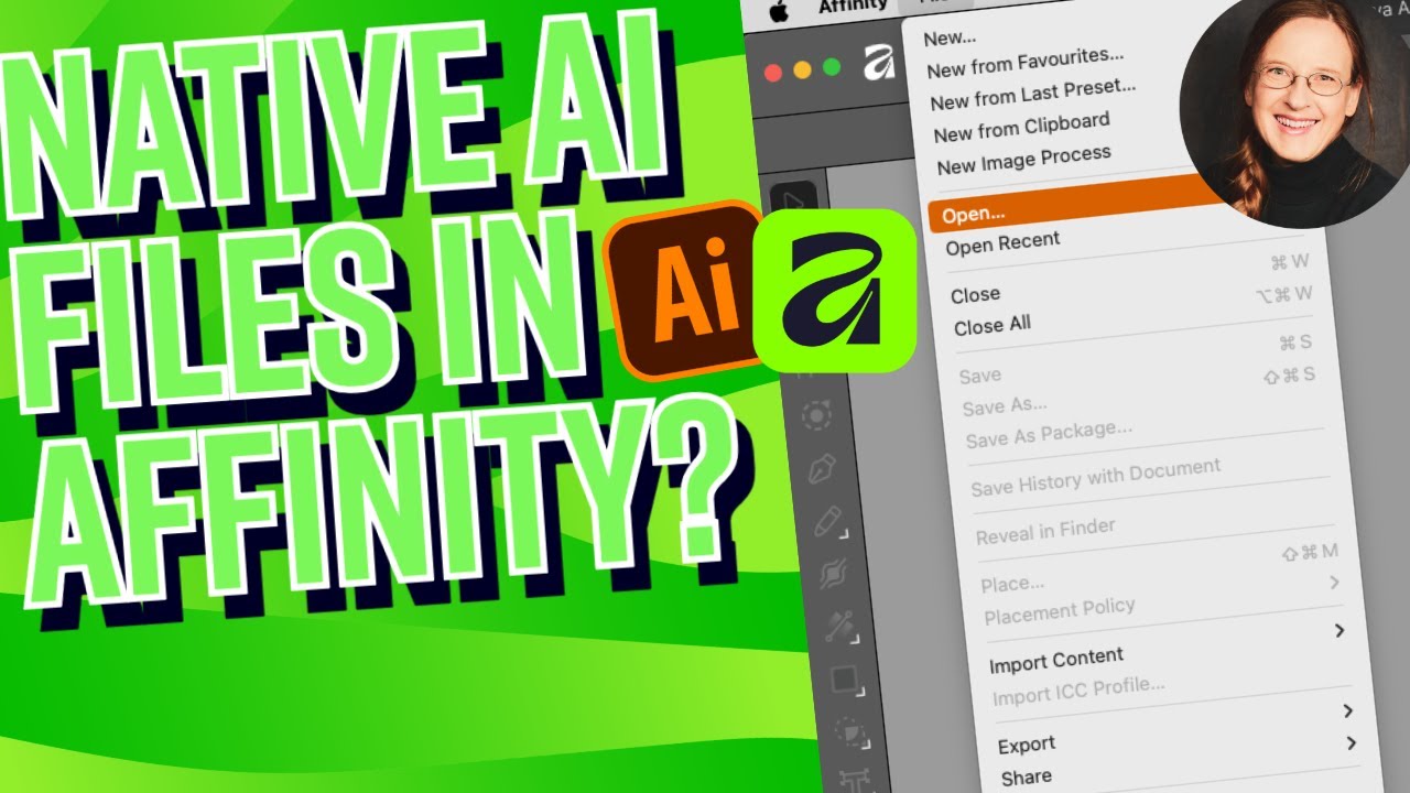 You Can't Open Native .AI Files In Affinity - YouTube