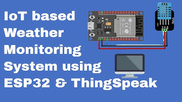 IoT based Weather Monitoring System using ESP32 & ThingSpeak