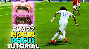 CREATE LONG SHOT OPPORTUNITIES with this SKILL MOVE in FIFA 22 - HOCUS POCUS TUTORIAL - FIFA 22