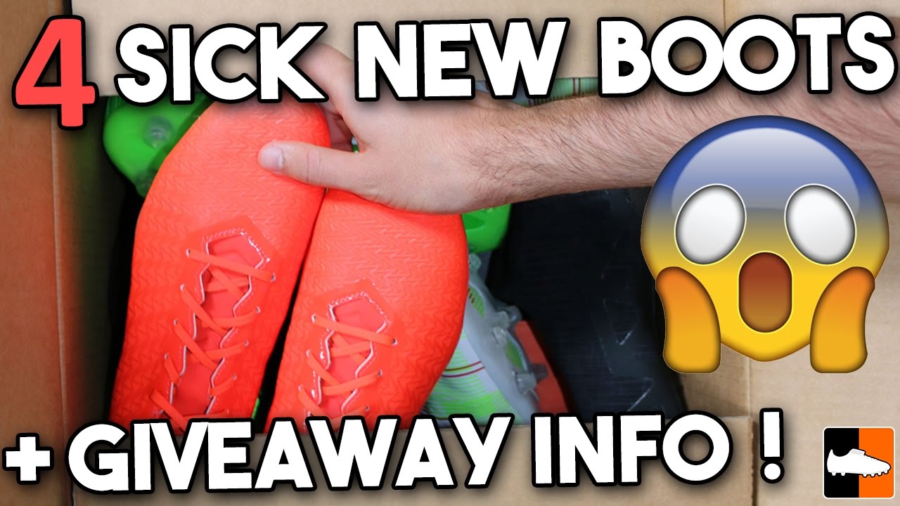Four New Boots & Football Boots Competition Update