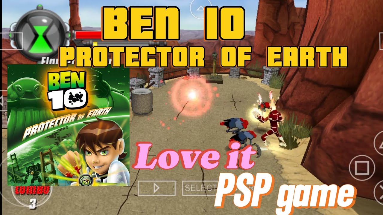 Ben 10Protector of earth PPSSPP game gaming gameplay YouTube