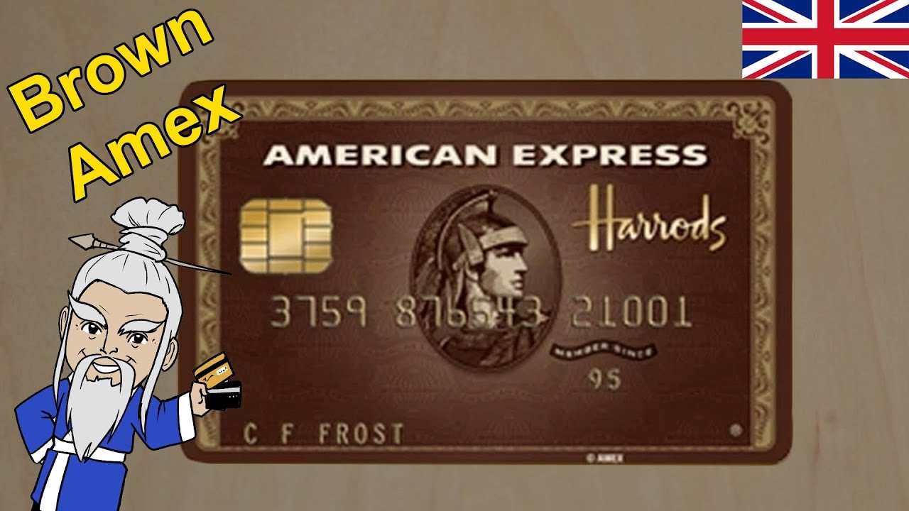 Is this the Rarest American Express Card? (Harrods Amex, UK) 