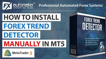 How to install Forex Trend Detector manually in MT5