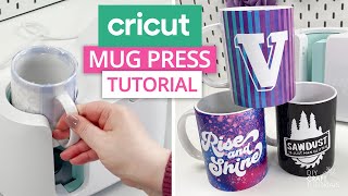 CRICUT MUG PRESS TUTORIAL - FROM START TO FINISH! 