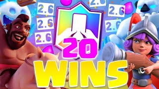 HOG 2.6 CHALLENGE 20 WIN - CLASH ROYALE