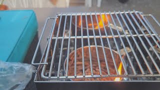 REDCAMP PORTABLE WOOD STOVE... A QUICK WOOD PELLET HACK!