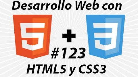 123. Curso de Desarrollo Web con HTML5 y CSS3 - transparencia COLOR [CSS3 - COLOR]