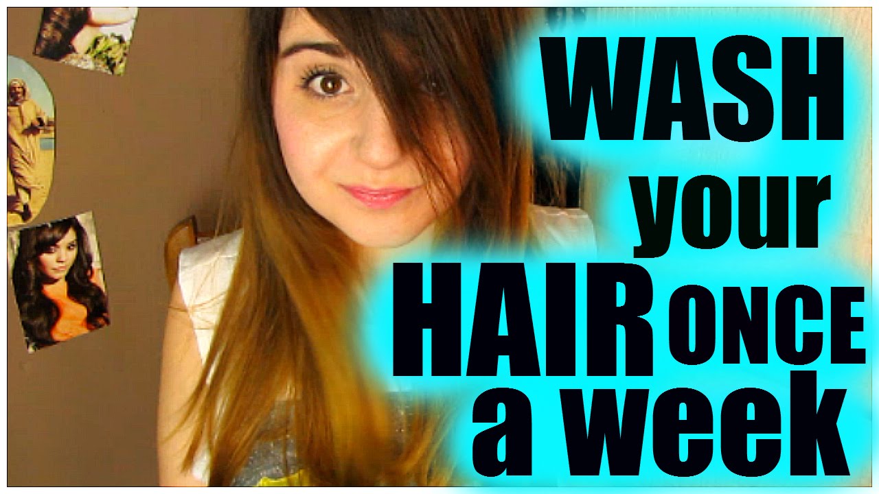 HOW TO : WASH YOUR HAIR ONCE A WEEK | FashionistaSG - YouTube