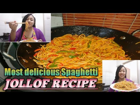 HOW TO PREPARE DELICIOUS SPAGHETTI JOLLOF RECIPE #howtomakepasta # ...