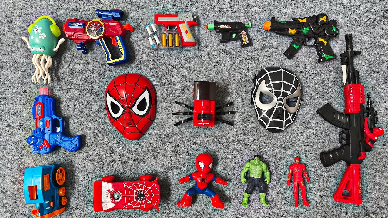 14:53 Minutes of Spider-Man Rescue SpiderGuN Game GTA ASMR - Toy Collection Satisfying 🕷️🔫🎮