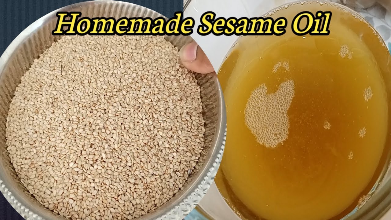 Homemade sesame Oil... - YouTube