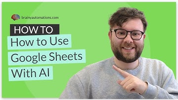 How to Use Google Sheets With AI