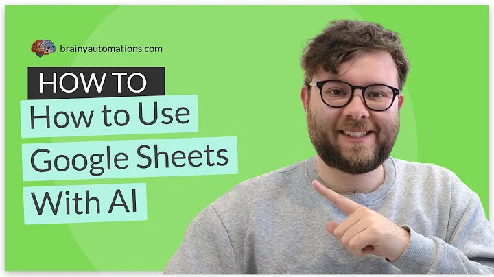 How to Use Google Sheets With AI