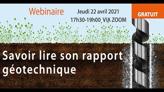 Webinaire Savoir lire son rapport géotechnique screenshot 5