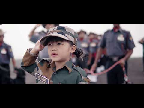 Esther Hnamte(5 years)Feat 3 Assam Rifles,Lunglei, Mizoram : Jana Gana Mana.independence day special