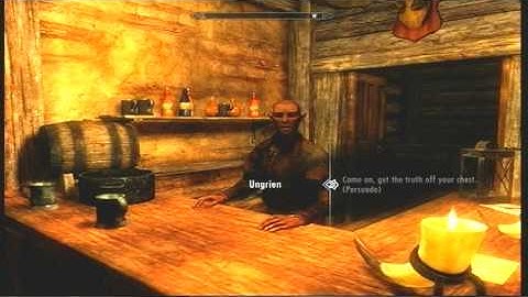 The Elder Scrolls V: Skyrim - How To Raise Speech Skill To Maximum Level (with commentary)