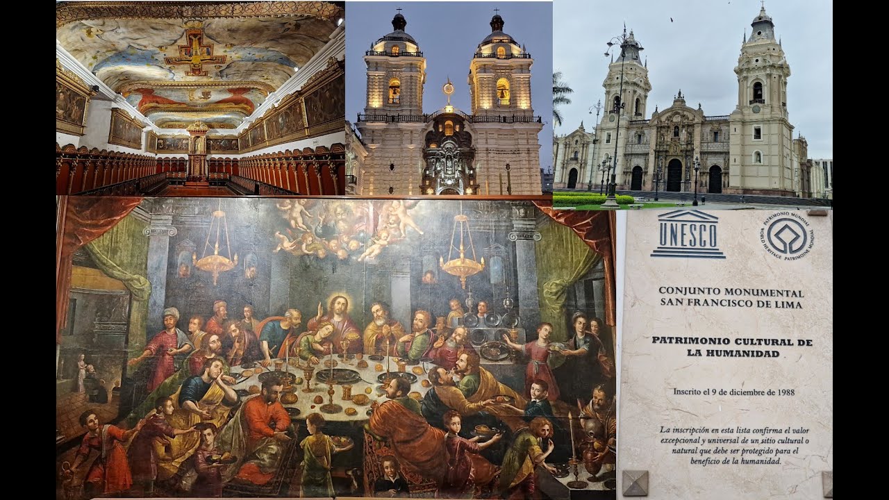 Lima capital of Peru, historic center, cathedral, Convent of San Francisco : UNESCO World Heritage