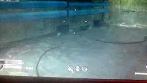 Get in the pipes...on pipleline! Call of duty 4 glitch!!!!!!