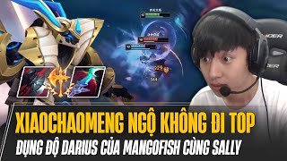 XIAOCHAOMENG VÁC NGỘ KHÔNG ĐI TOP VÔ TÌNH ĐỤNG ĐỘ DARIUS CỦA MANGOFISH VÀ GRAVES CỦA SALLY