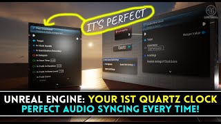 UNREAL ENGINE 5: Your First QUARTZ Clock! Perfect Audio Syncing Every Time.