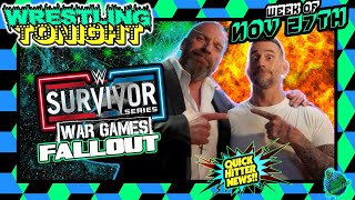 CM PUNK RETURNS to WWE | SURVIVOR SERIES Fallout | YOUNG BUCKS LEAVING? | CONTINENTAL CLASSIC