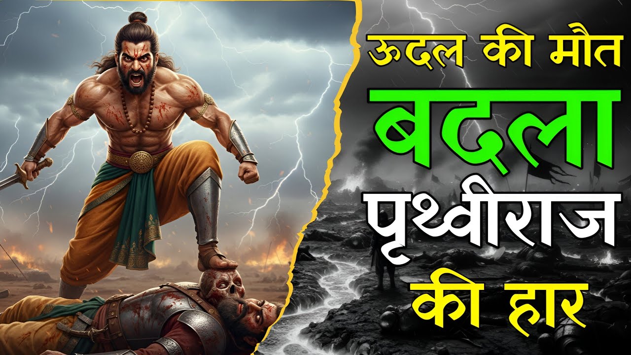 क्या हुआ जब ऊदल को धोखे से मारा गया ⚔️।  पृथ्वीराज की हार ।। ऊदल की मौत का बदला 🚩 