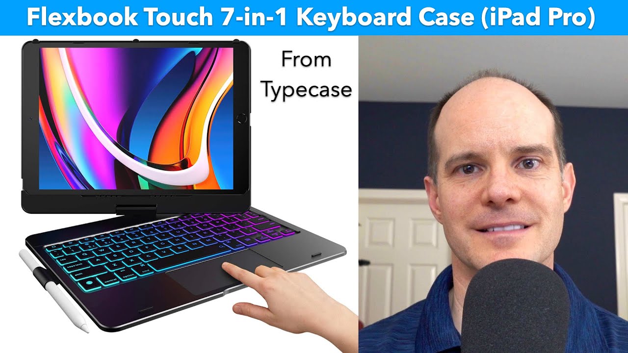 Typecase+Flexbook+Touch+iPad+Pro+11%22+2018+Keyboard+Case+With+