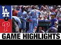 Dodgers vs. Phillies Game Highlights (8/12/21) | MLB Highlights