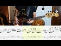 Groove n 6 funk  lets study together  bass tab  score