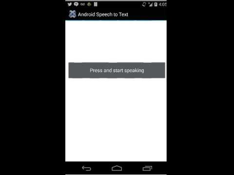 Android Utterance Demo