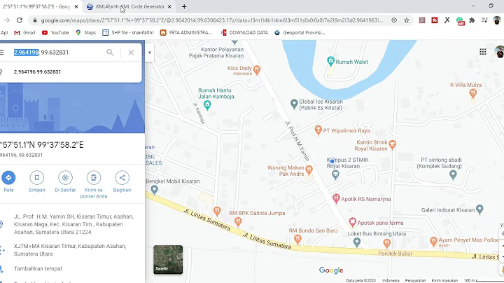 Menggambar Lingkaran Radius di Google Map (Drawing Radius Circle In GMap)